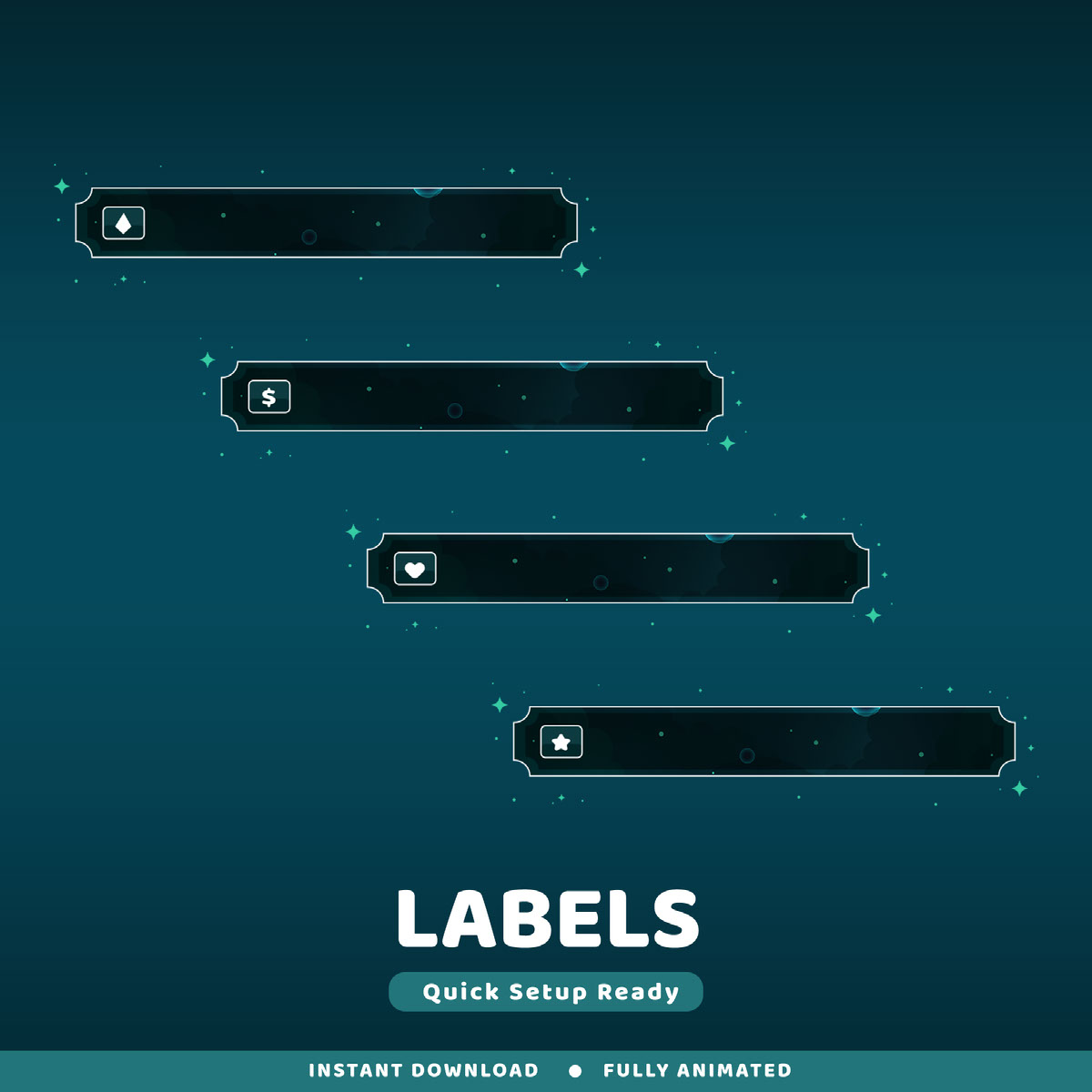 Orbit Veil Animated Twitch Overlay Package on Behance :: Behance