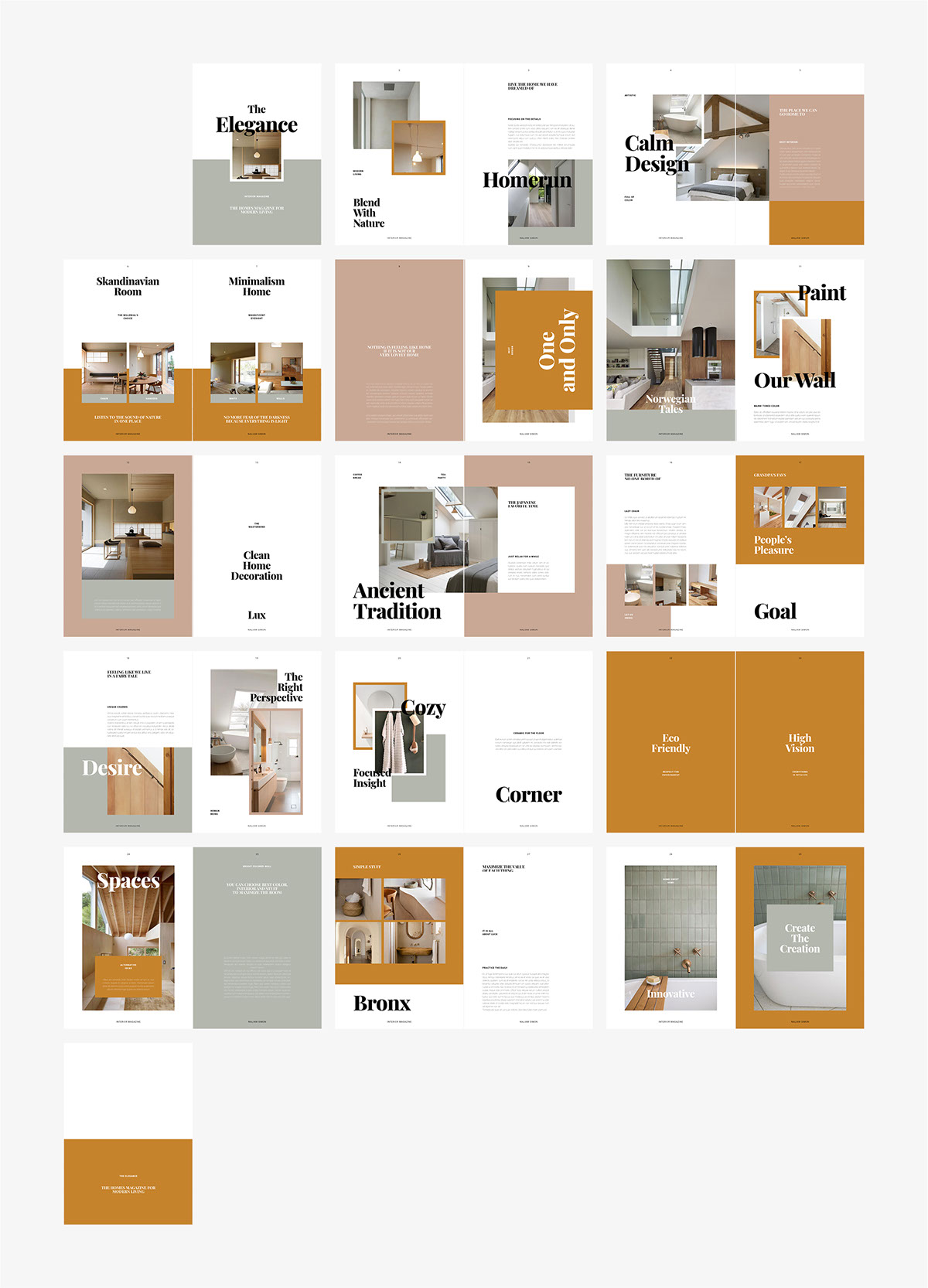 ELEGANCE Multipurpose Catalog InDesign Template rendition image