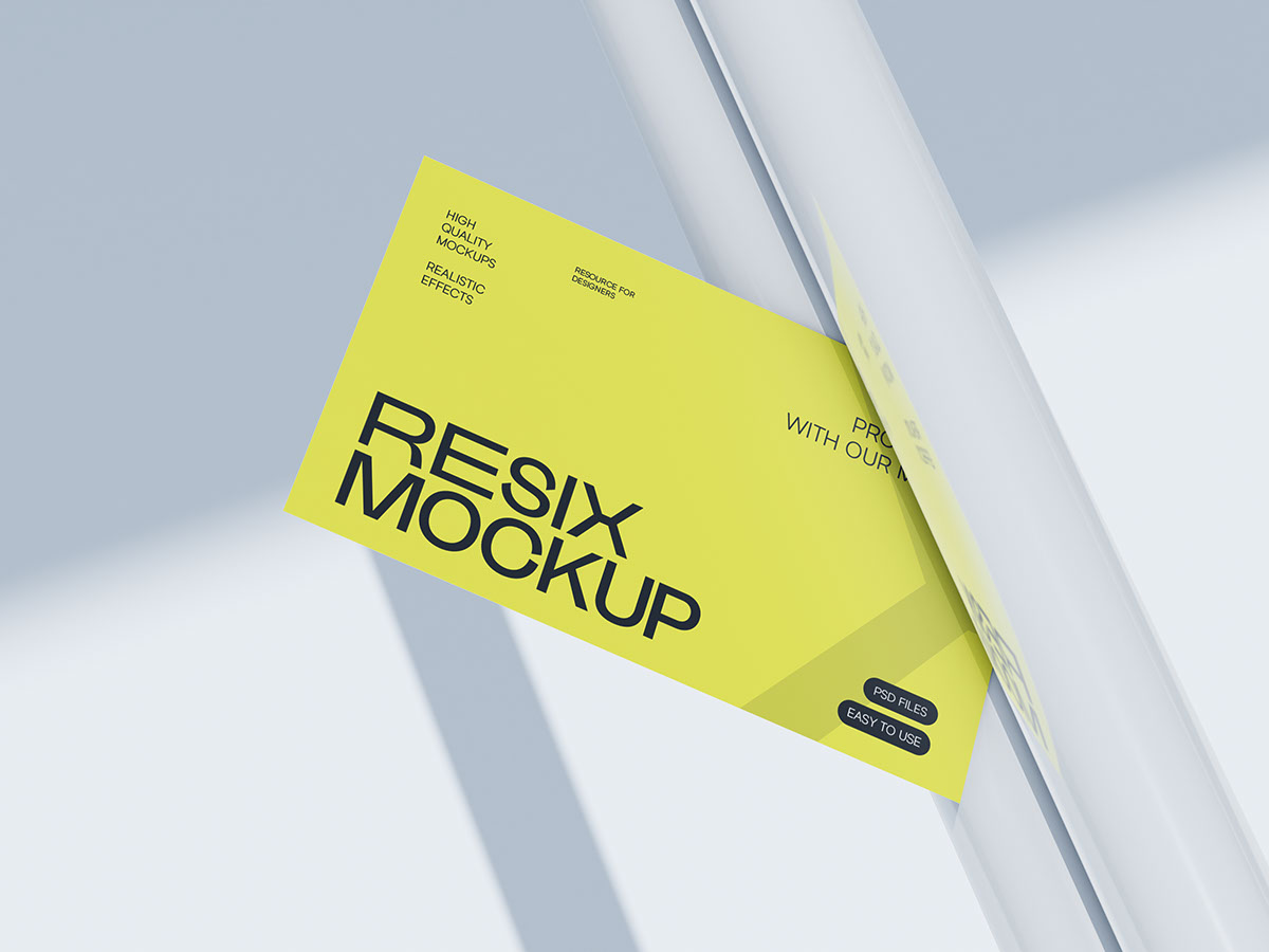 Stationery Mockup - Resix Clean Style rendition image