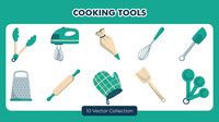 Cooking Tools Vector Set