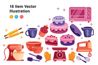 Baking Element Vector Illustration