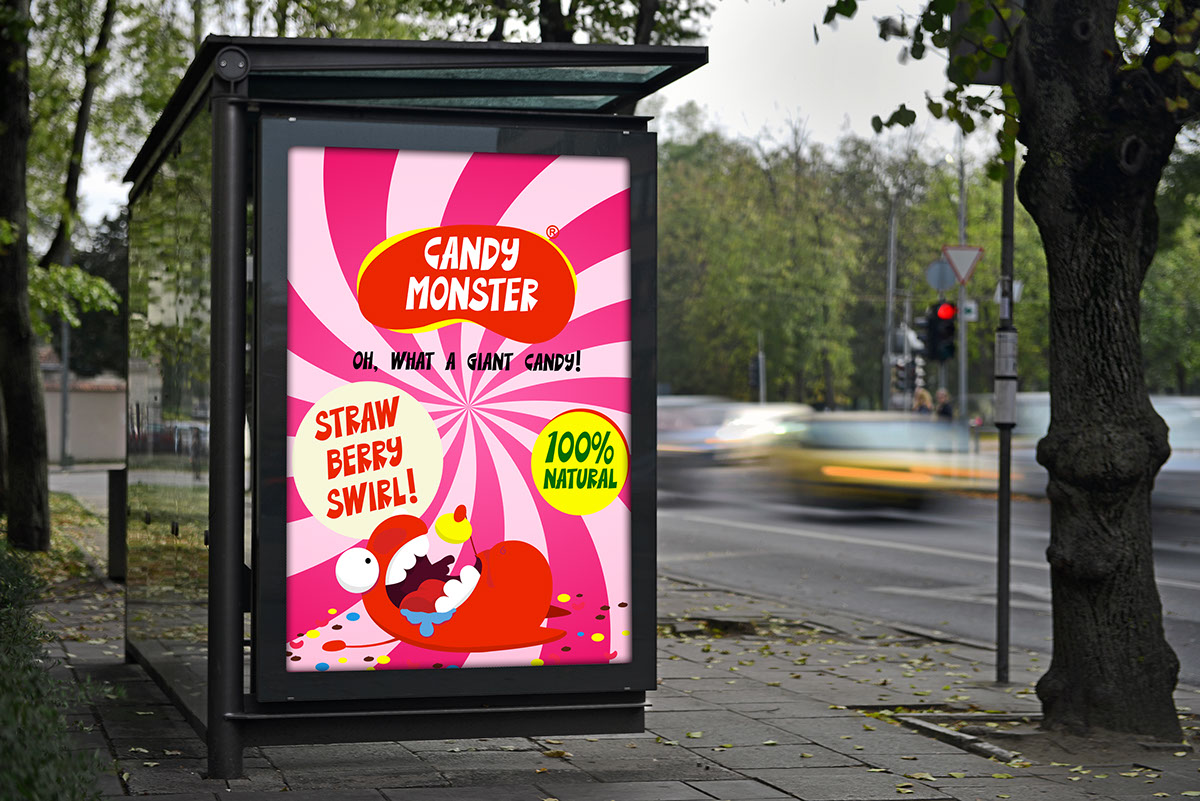 CandyMonster Brand Identity rendition image
