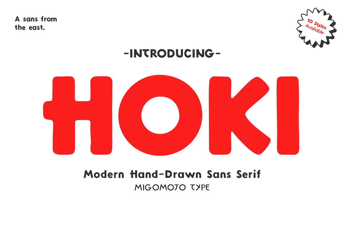 Hoki Display Font rendition image