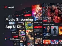 Mova - Movie Streaming App UI Kit