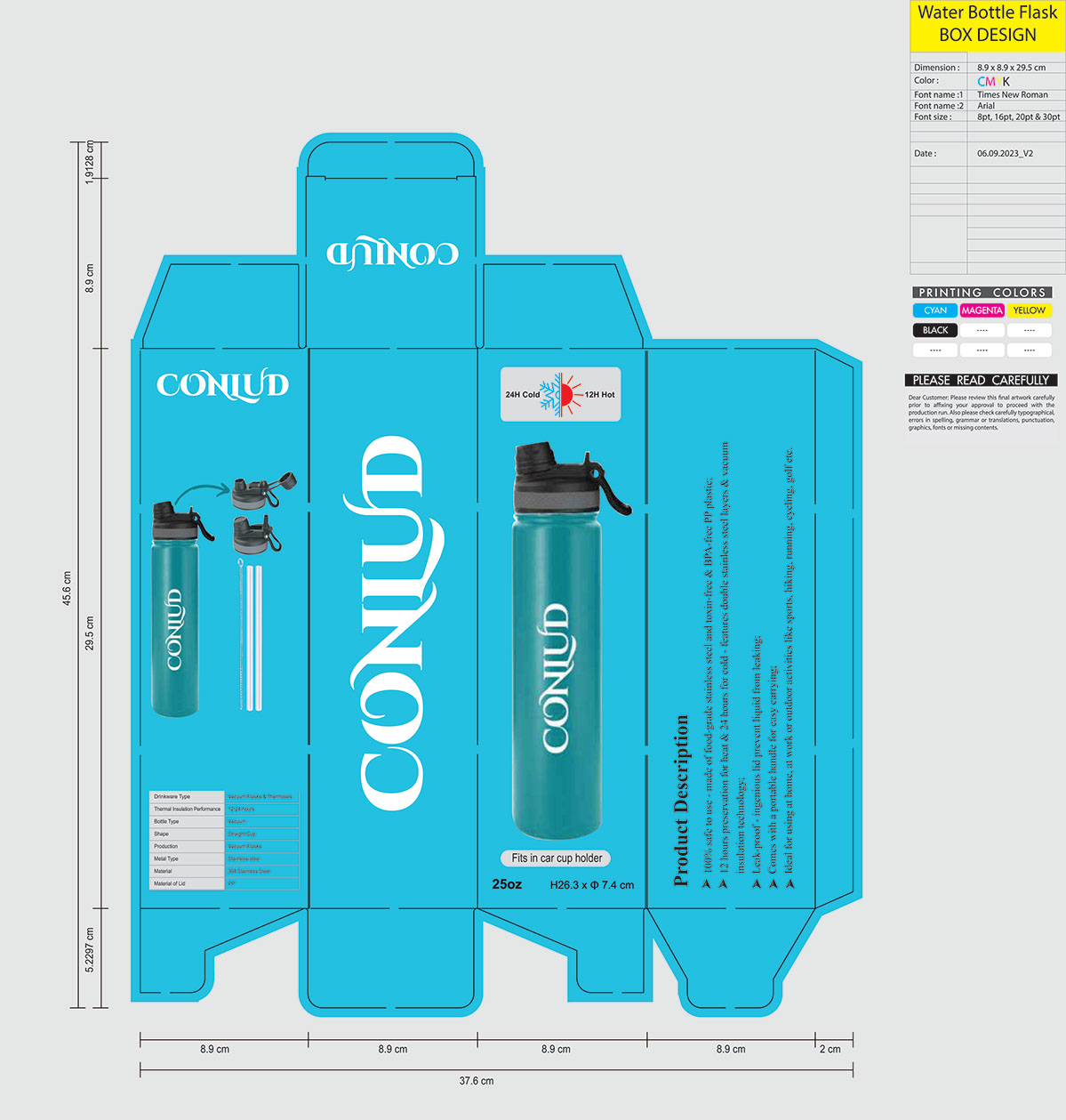 Water Container Designer Water Bottle Box Design on Behance :: Behance