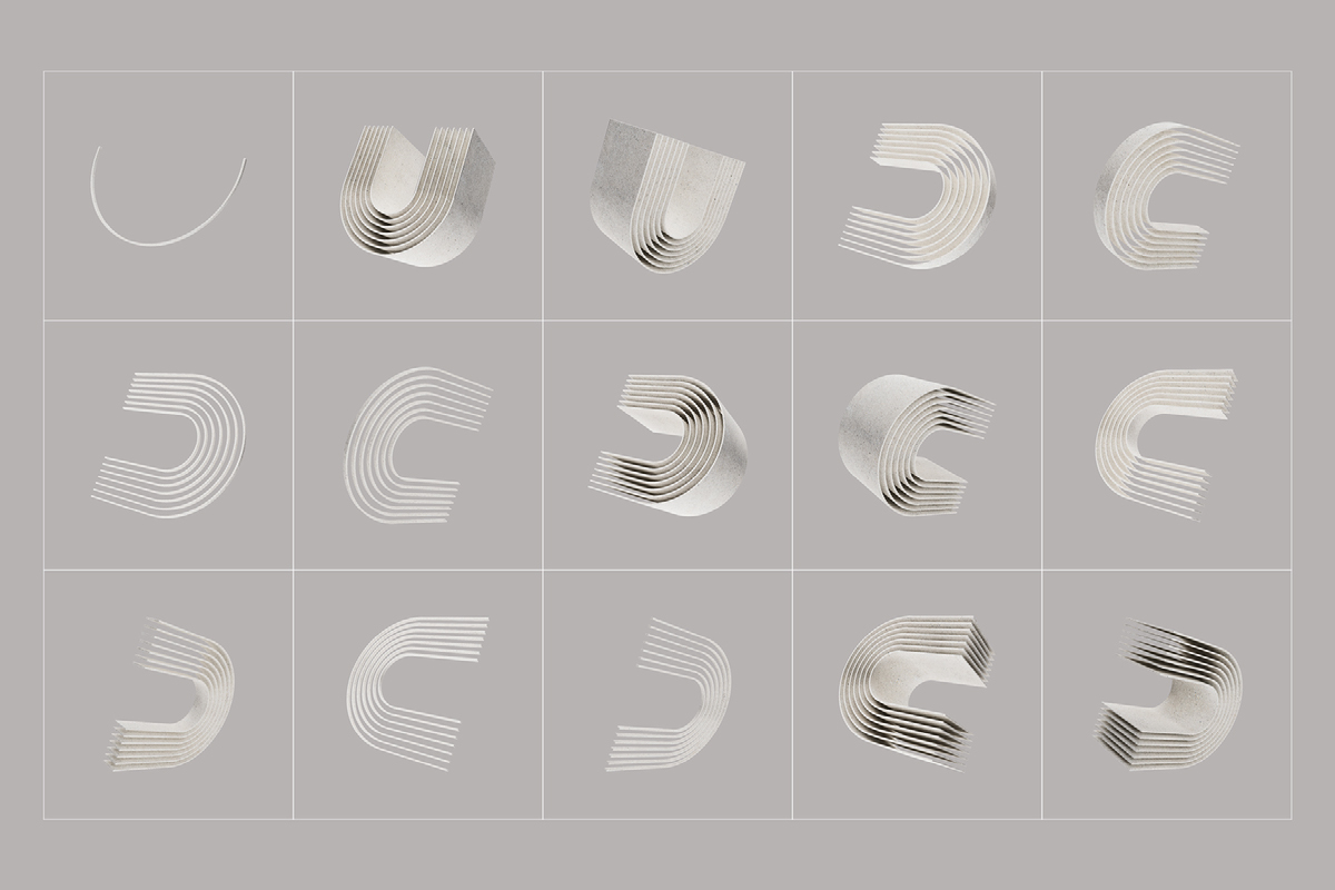 Modern Natural 3D illustrations on Behance :: Behance