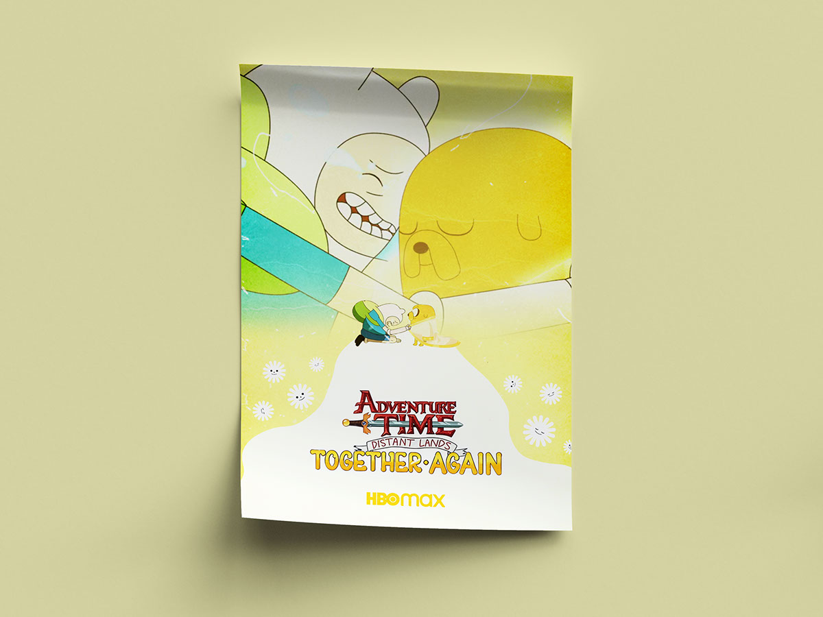 POSTER ADVENTURE TIME TOGETHER AGAIN rendition image