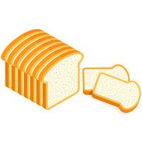Sliced White Bread Loaf