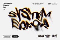 Distortion Text Effects Collection