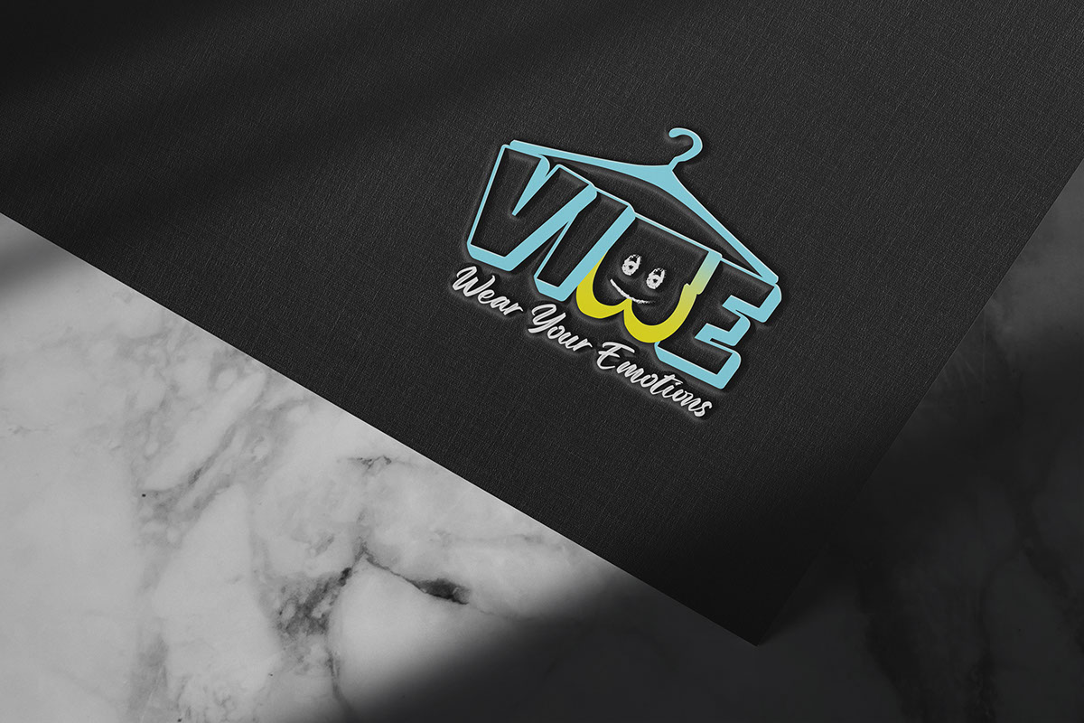 Logo Design and Brand Guidelines - Vibe_Wear your Emotions rendition image