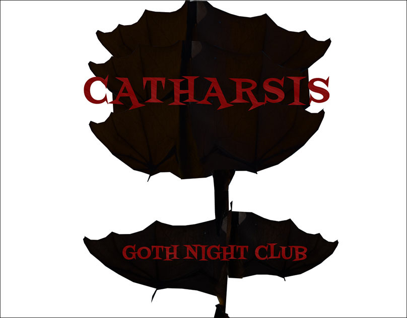 Catharsis goth nightclub logo rendition image