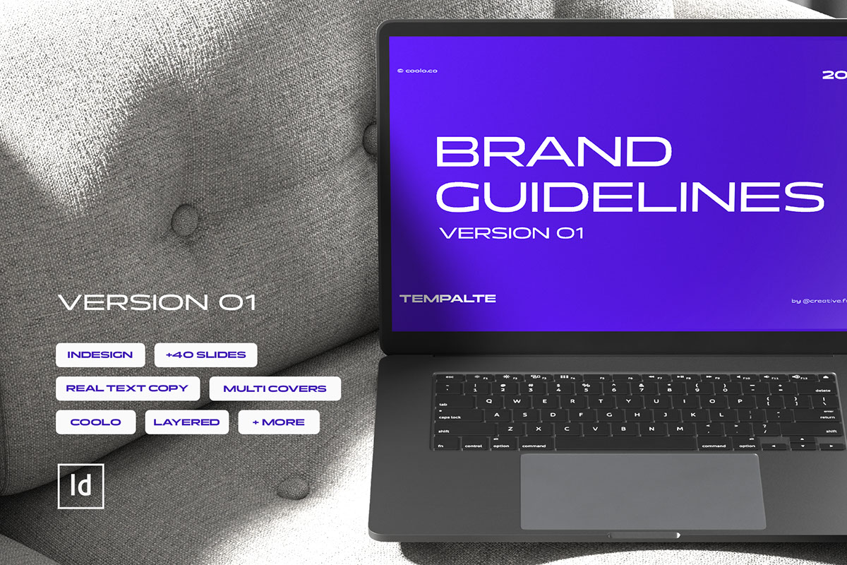 COOLO - Brand Guidelines Template rendition image