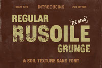 Rusoile - Soil Texture Sans Font