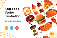 Fast Food Vector Illustration