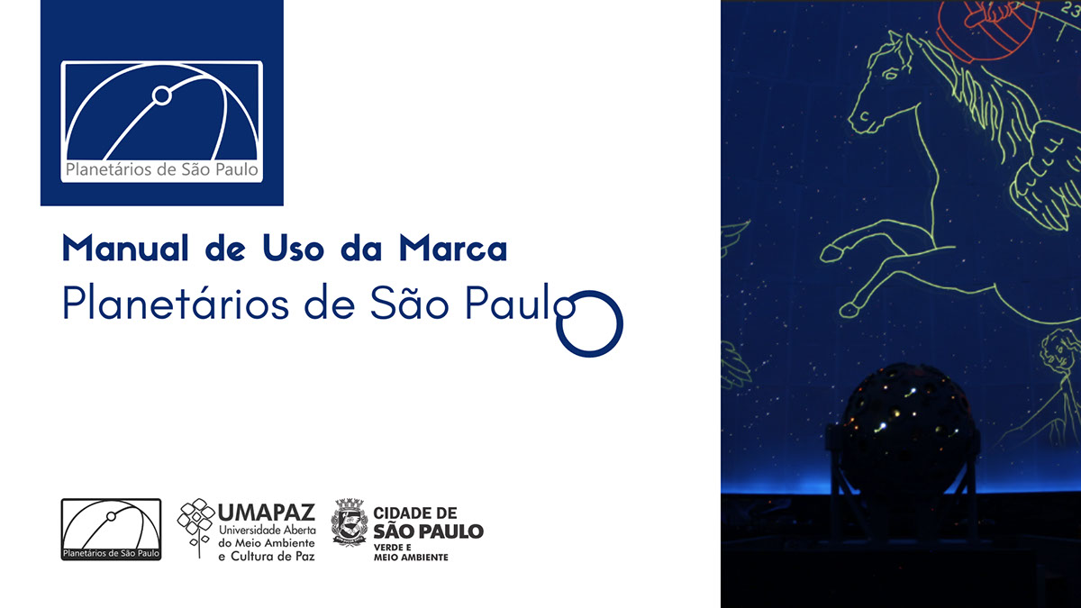 Manual de Uso da Marca - Planetarios de Sao Paulo rendition image