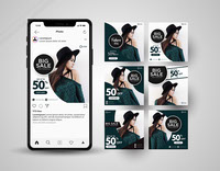 Special sale social media post collection instagram