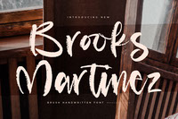 Brooks Martinez - Brush Handwritten Font