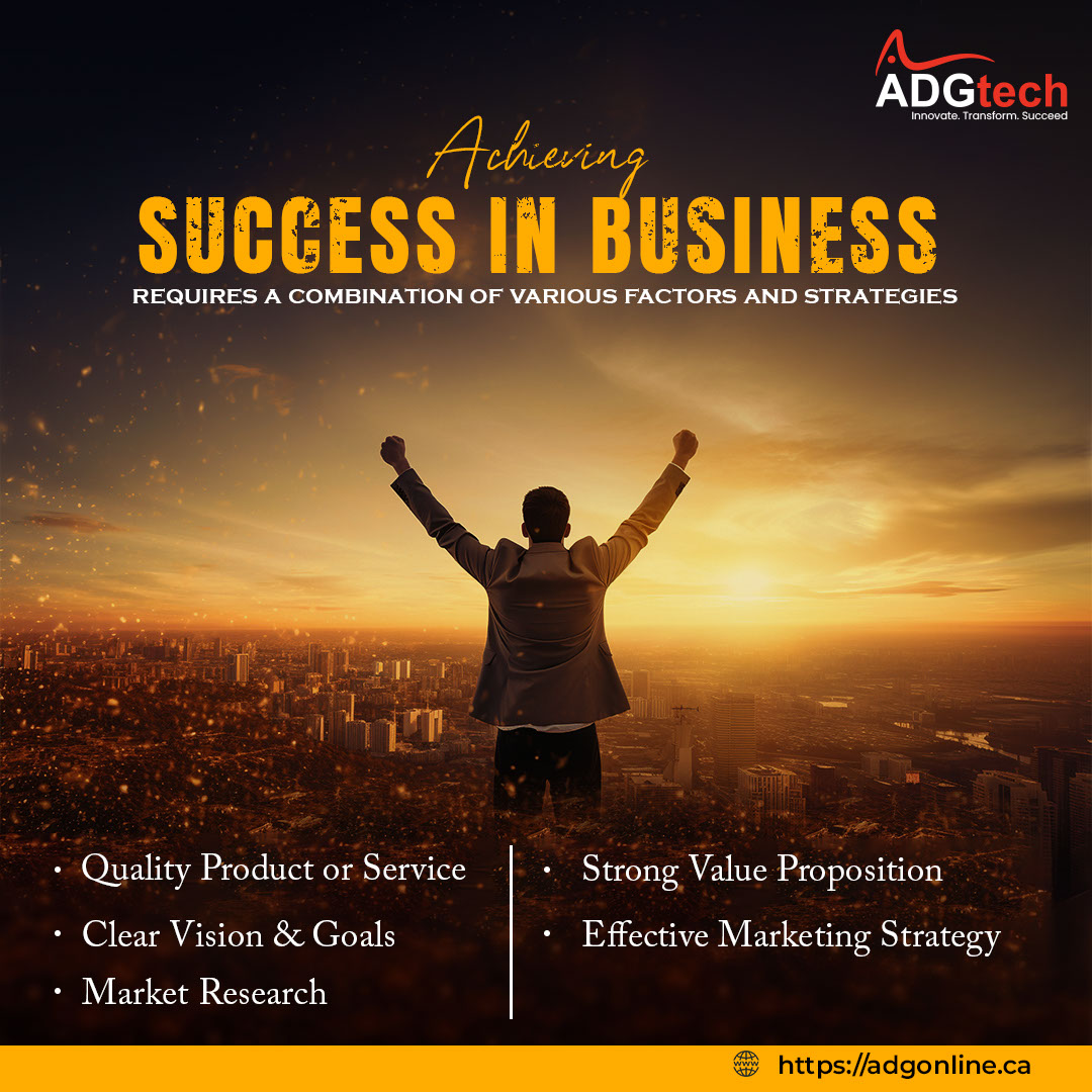 Success in business rendition image