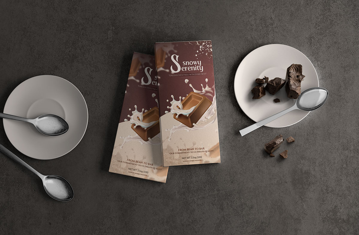 Chocolate Editable Design Chocolate Bar Wrapper Editable Template rendition image