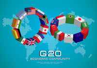 G20 New Flag Circle