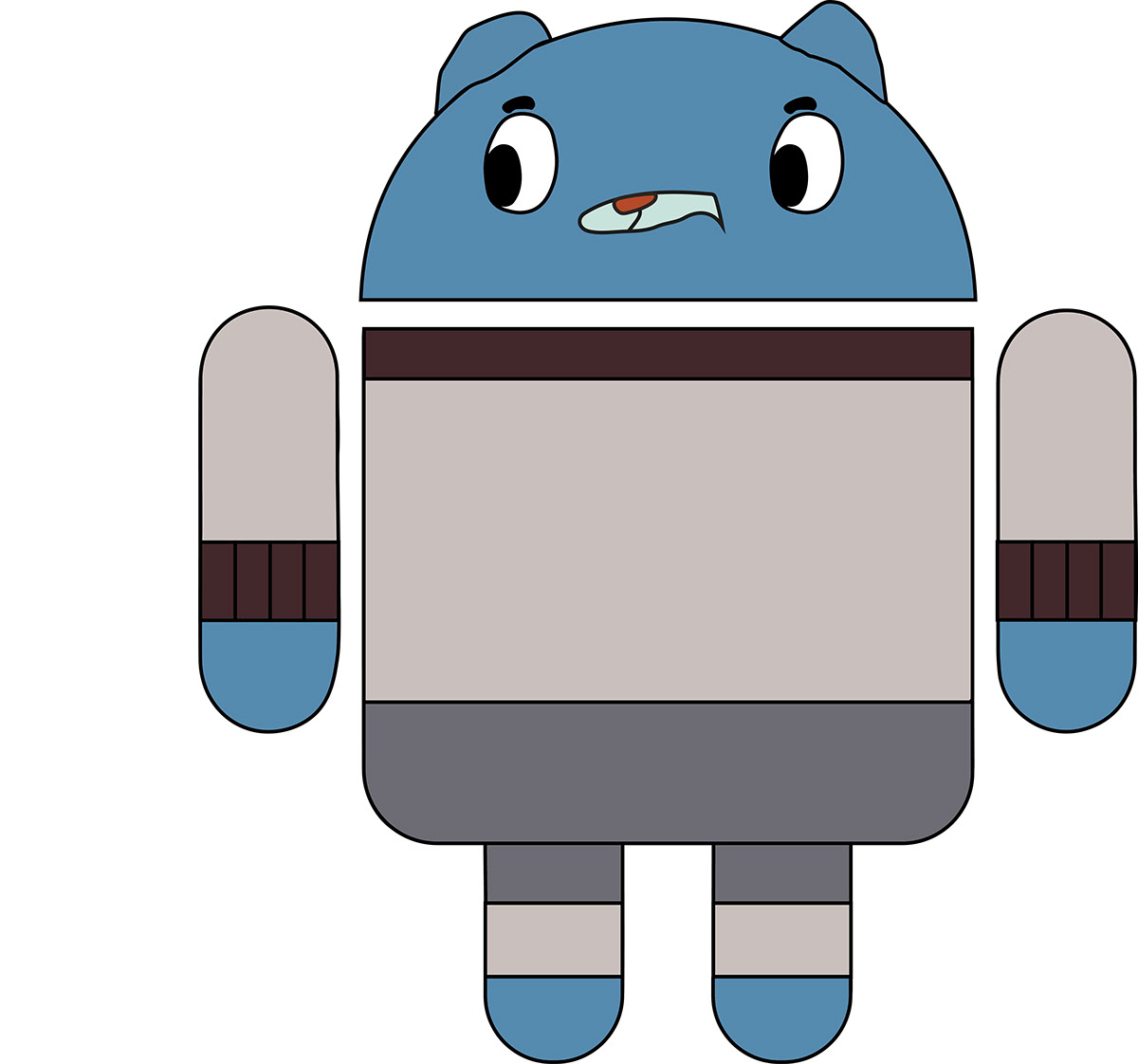 Android Gumball rendition image