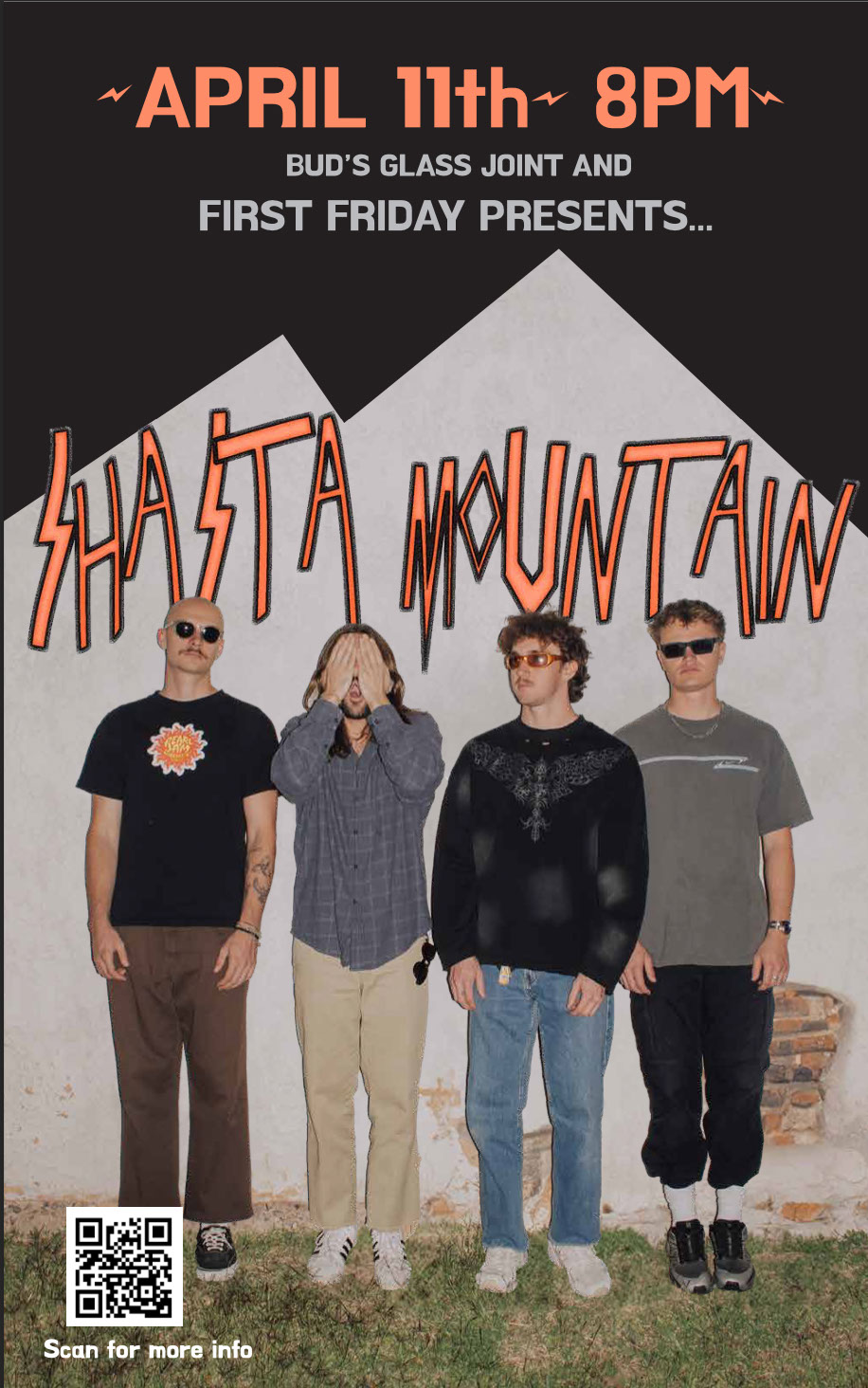 Shasta Mountain Gig Poster rendition image