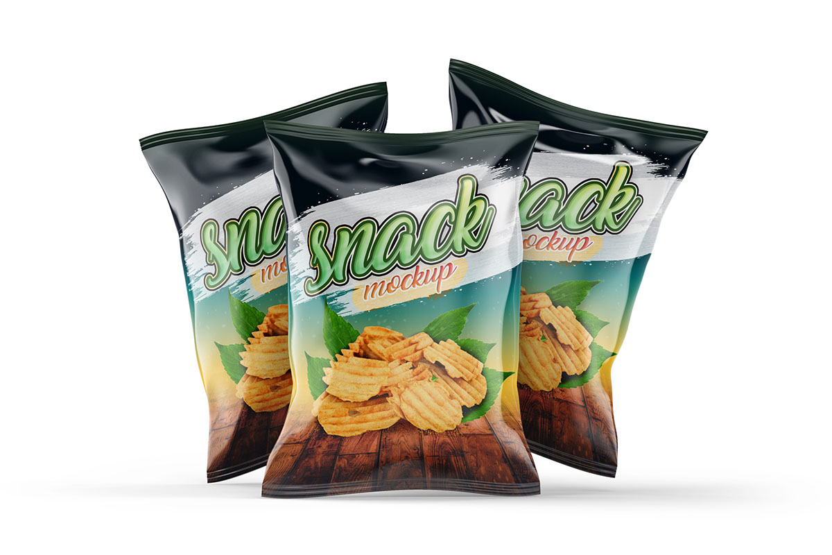 Snack Pack Mockup Set 02 rendition image