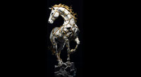Chained Horse Sculpture