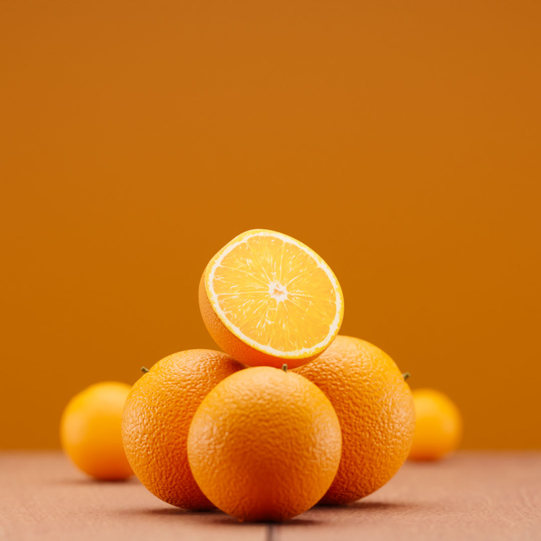 Juicy Oranges rendition image