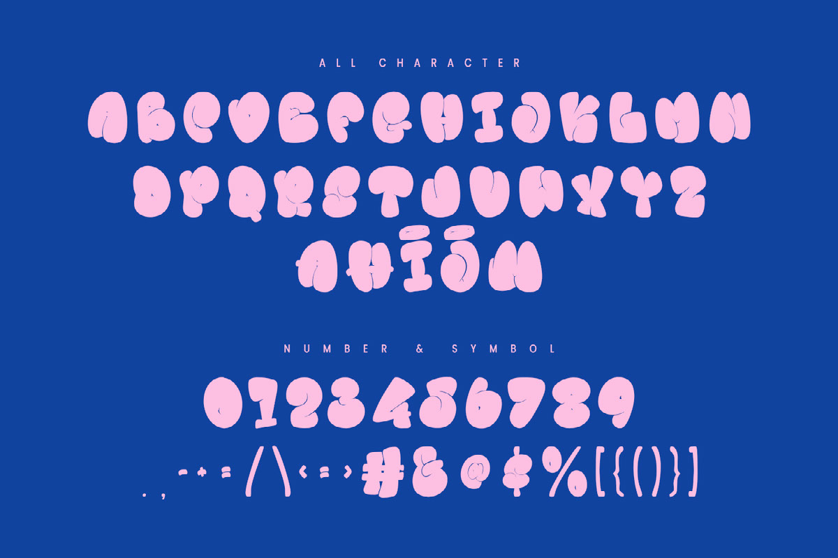 Hippans Graffiti Display Font rendition image
