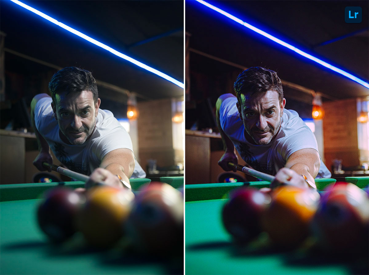 Pool shot | Remix | Photoshop Lightroom