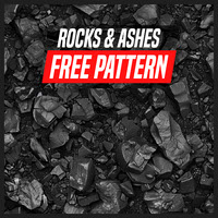 Rocks And Ashes Seamless Pattern