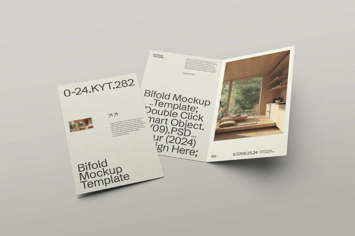 Bifold Brochure Mockup on Behance :: Behance
