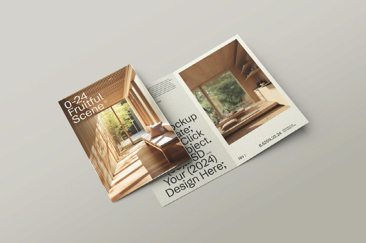 Bifold Brochure Mockup on Behance :: Behance