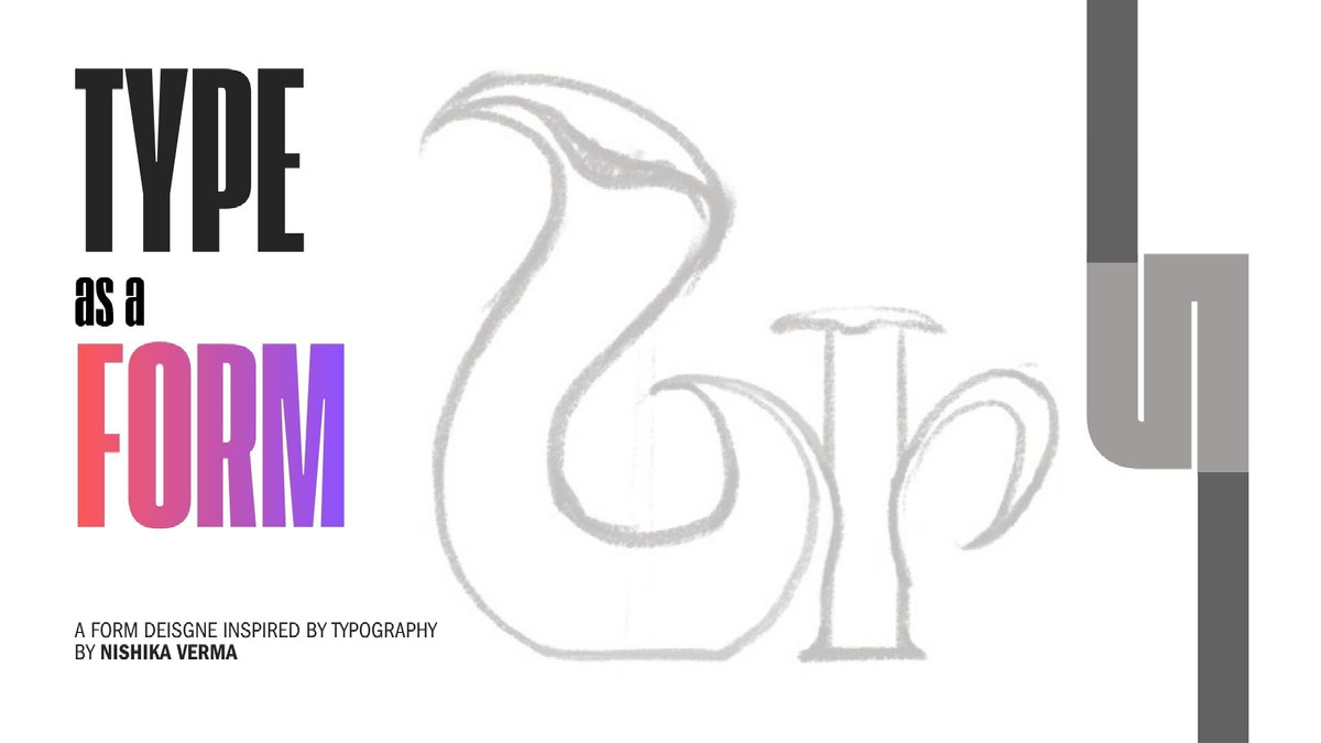 Type as a form on Behance :: Behance
