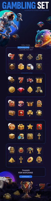 Gambling set :: Behance