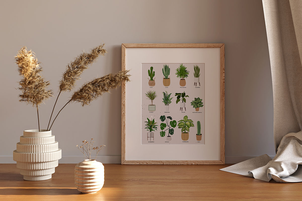 Indoor Plants by ElenaDoroshArt rendition image