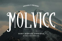Molvicc Decorative Display Typeface