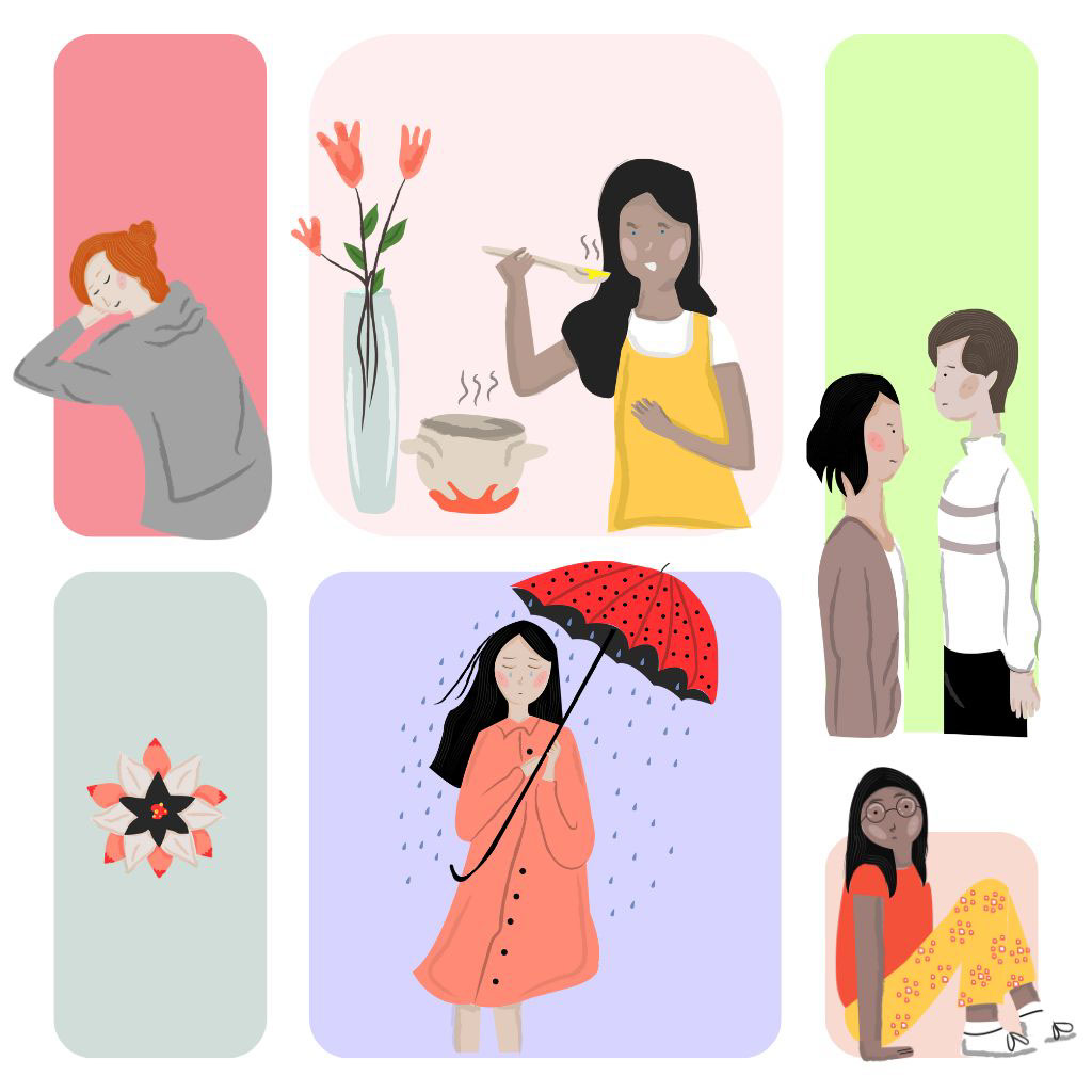 People activities illustrations rendition image