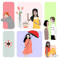 People activities illustrations