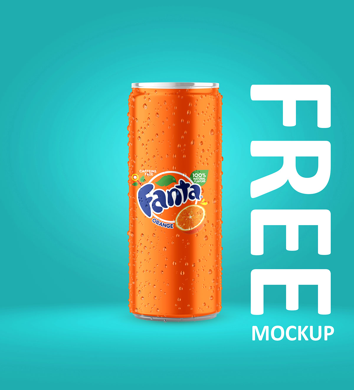 Free Can Mockup rendition image