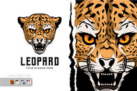 Leopard mascot logo