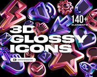 DOWNLOAD - 3D Glossy Icons by Designessense
