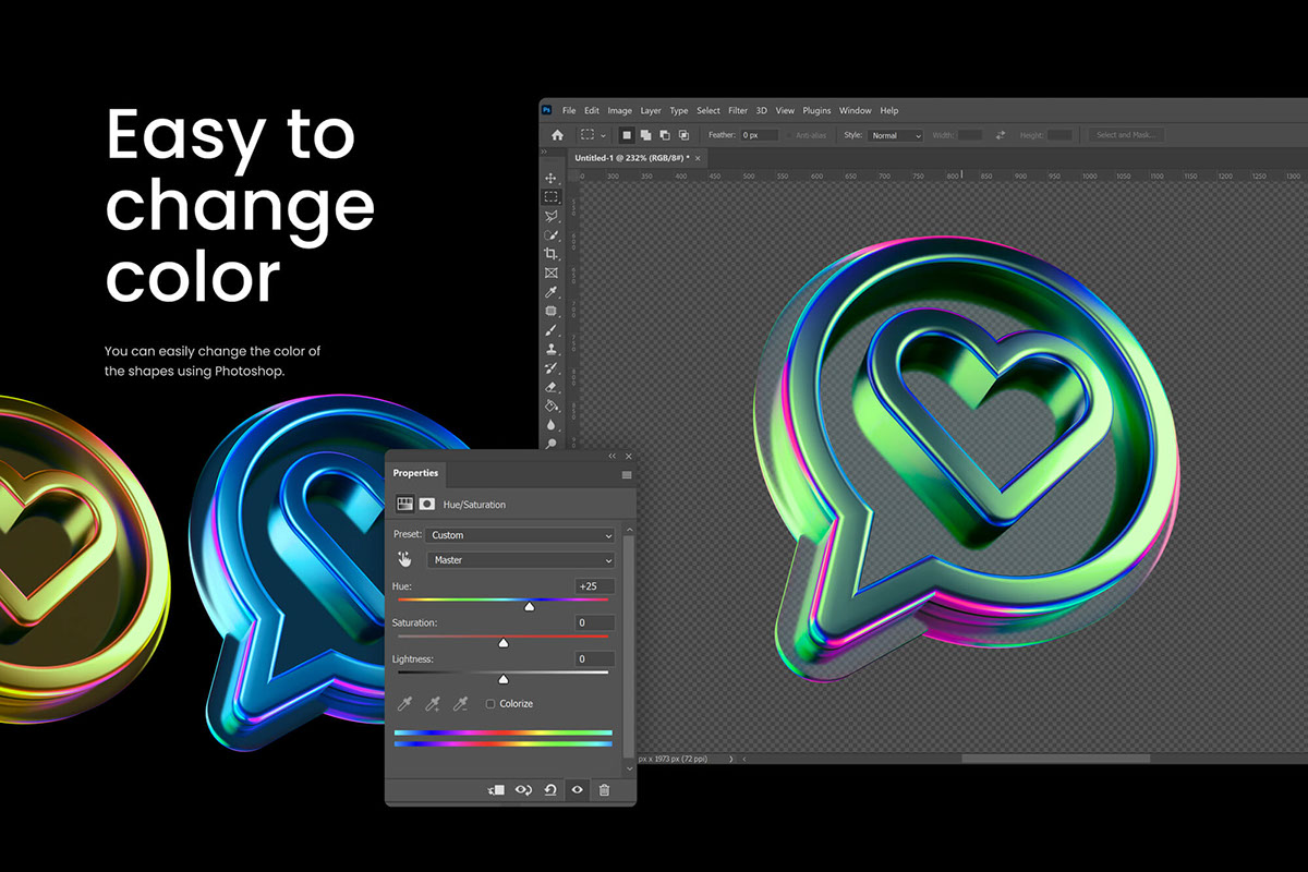 DOWNLOAD - 3D Glossy Icons by Designessense rendition image