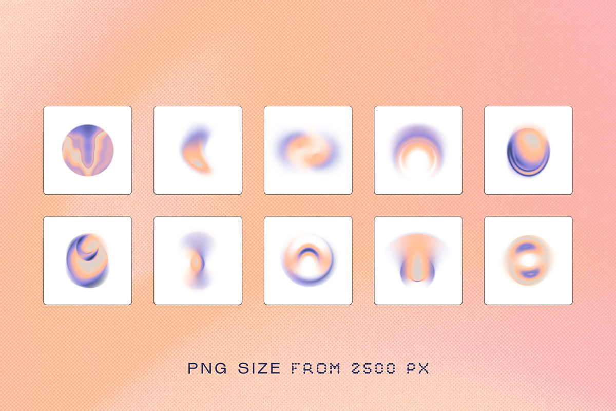 10 Peach fuzz elements rendition image