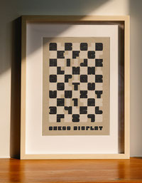 Chess Display Print