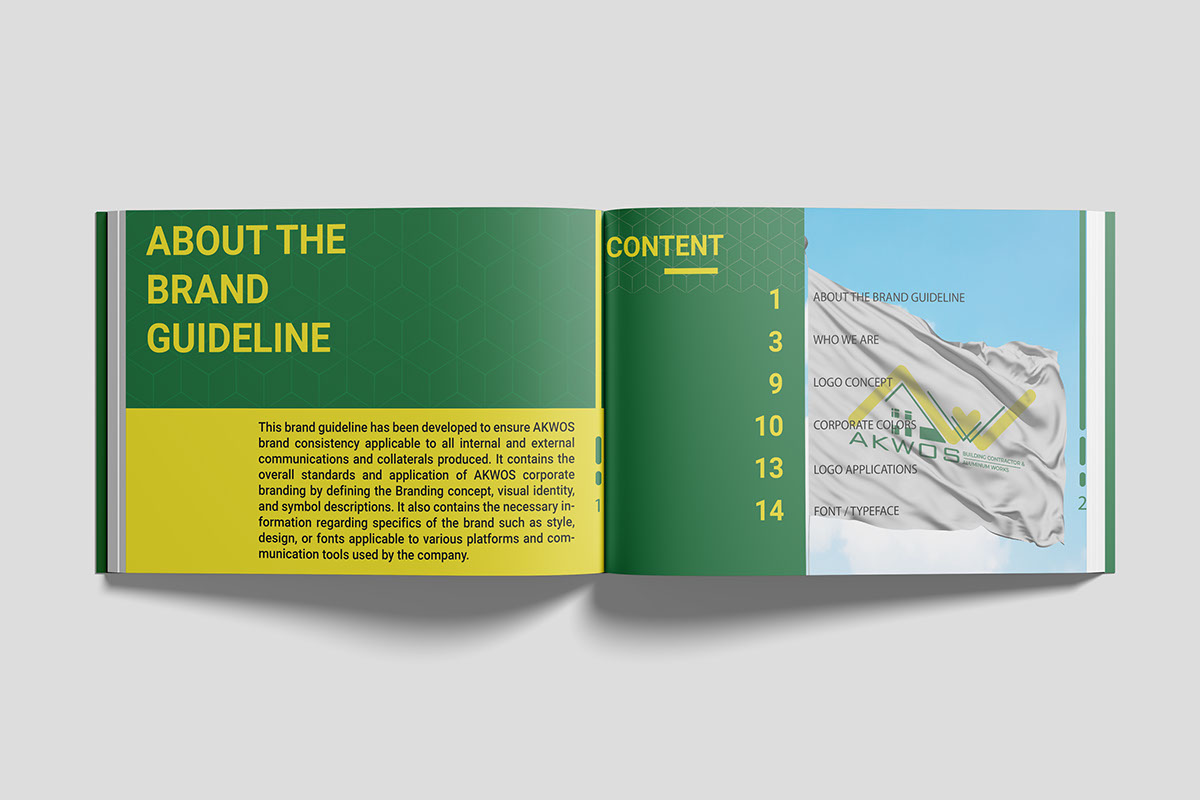AKWOS branding document on Behance :: Behance