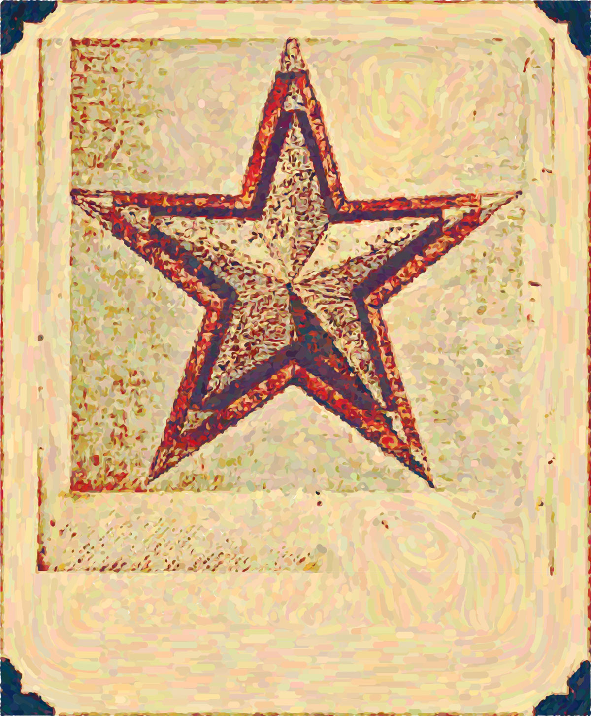 big tex red star rendition image