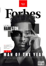 Forbes Hamilton Magzine cover design
