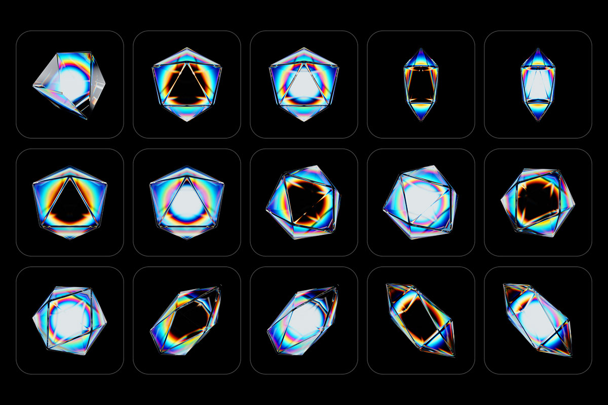 DOWNLOAD - Prism 3D Shapes by Designessense rendition image